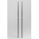 S.S STANCHION LG 630MM Ø 25MM WITH WELDED NUTS