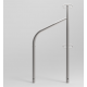 S.S GATE STANCHION LG 630MM Ø 25MM