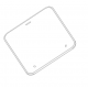 ACRYLIC GREY + GASKET FOR MEDIUM PROFILE HATCH T60