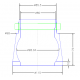 BOTTOM ALUMINIUM OUTER RACE JP101407 PETP FOR Ø 98EXT INNER BALL