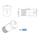 PLASTIC LOCKING FOR PIN Ø 10 - C350