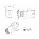 PLASTIC LOCKING FOR PIN Ø 8 - C290