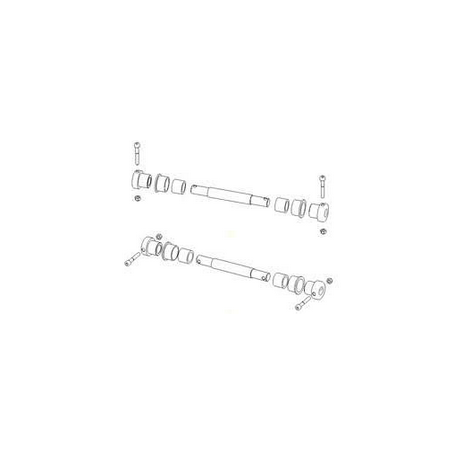 SMOOTH CLEVIS PIN D12 (15/32) + SS LOCKERS C350-C420-C430-R420/430