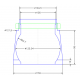 BOTTOM ALUMINIUM OUTER RACE JP101409 PETP FOR Ø 125EXT INNER BALL