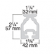 R32MM TRAVELER TRACK LG 1.8MM