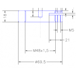 BLOCK NUT M48X1.5MM