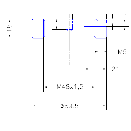 BLOCK NUT M48X1.5MM