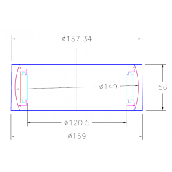 COMPLETE BOTTOM BEARING INCLUDING ALUMINIUM OUTER RACE AND INNER BALL Ø 120.5 WITH ROLLERS