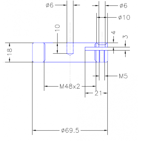 BLOCK NUT M48X2MM