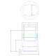 BOTTOM OUTER RACE JP101404 PETP FOR Ø 65EXT INNER BALL