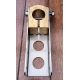TILLER BRASS HEAD FITTING Ø 35MM + HELMET