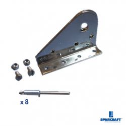 BABY STAY ATTACHMENT IN 2 PARTS WIRES Ø 8